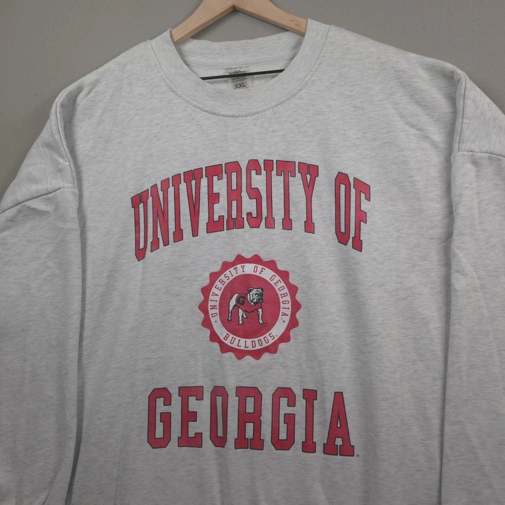 Gameday Couture Georgia Bulldogs Crewneck Sweatshirt Womens XXL Heather Gray UGA